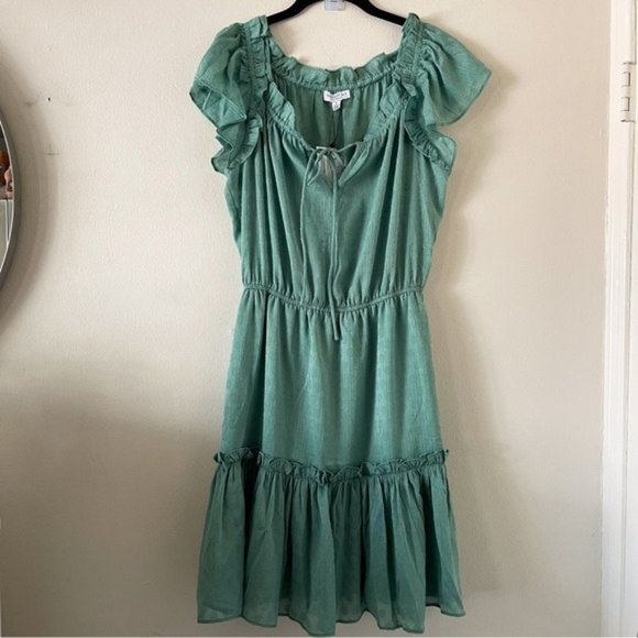 Current Air Ruffle Tie Neck Dress - Picture 2 of 8